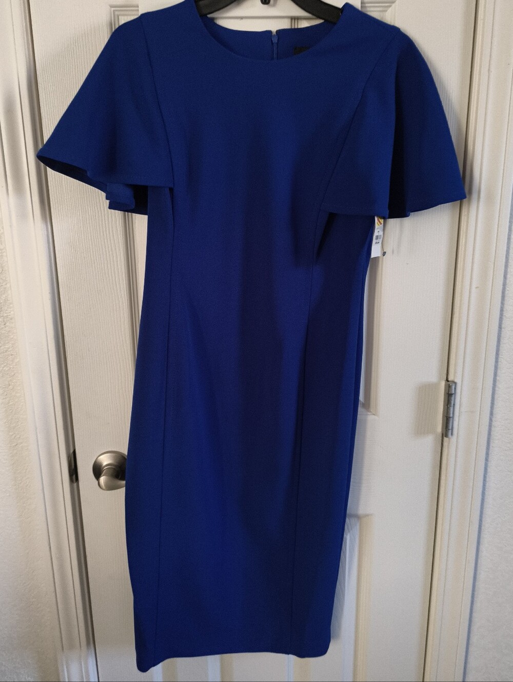 Andrew Marc Royal Blue Sheath Dress